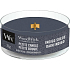WoodWick Indigo Suede - Modrý semiš vonná svíčka s dřevěným knotem petite 31 g
