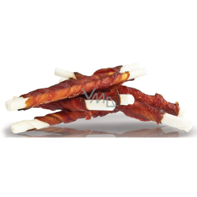 KidDog Rawhide chewing rolls kachní maso na buvolí tyčince, masová pochoutka pro psy 8 mm 500 g