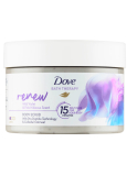 Dove Renew tělový peeling s vůní fialky a růžového ibišku 295 ml
