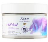 Dove Renew tělový peeling s vůní fialky a růžového ibišku 295 ml