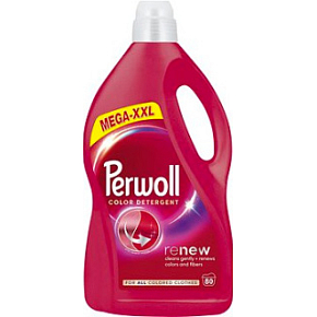Perwoll prací gel Mega XXL Renew Color 80 praní, 4000 ml