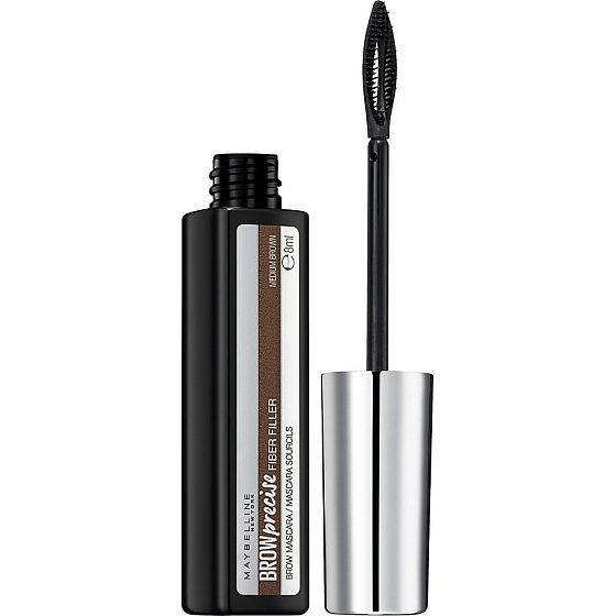 Maybelline Brow Precise Fiber Filler vyplňující řasenka na obočí 05 Medium Brown 8 ml