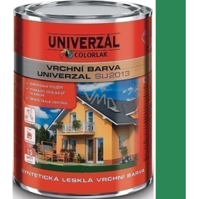 Colorlak Univerzal SU2013 syntetická lesklá vrchní barva Zelená hrášková 0,6 l