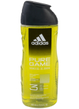 Adidas Pure Game 3v1 sprchový gel na tělo, tvář a vlasy pro muže 400 ml