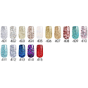 Golden Rose Keratin Nail Color Glitter lak na nehty 407 10,5 ml