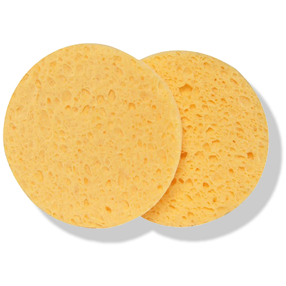 JJDK Facial Sponges čisticí houbička 6,5 cm 2 kusy