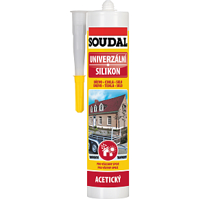 Soudal univerzální silikon, čirý, 280 ml