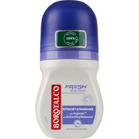 Borotalco Deo roll-on Fresh Aquatic Flowers, 50 ml