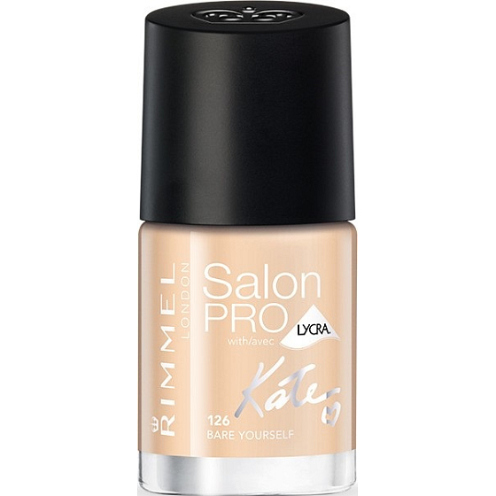Rimmel London Salon Pro Lycra by Kate Nude Collection lak na nehty 126 Bare Yourself 12 ml