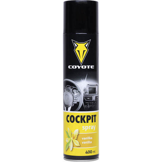 Coyote Cockpit sprej vanilka na čištění interiéru, 400 ml