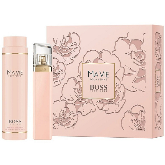 Hugo Boss Ma Vie pour Femme parfémovaná voda 75 ml + tělové mléko 200 ml, dárková sada