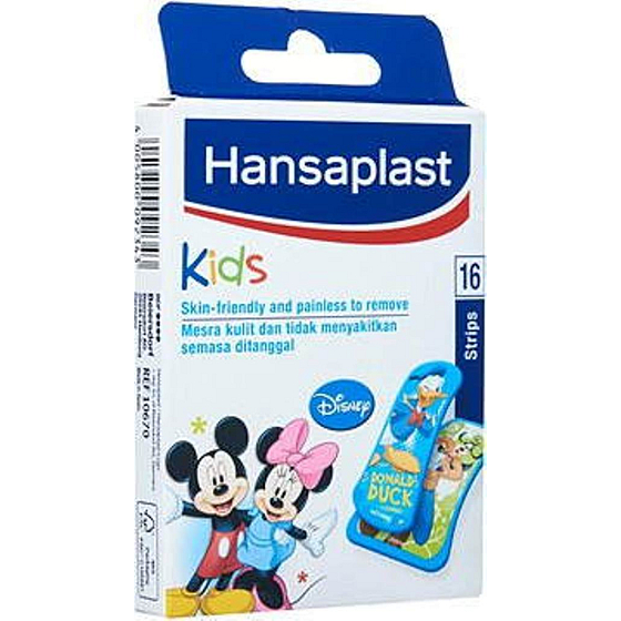 Hansaplast Disney Mickey Mousse náplasti s dětským motivem 16 kusů