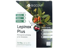 Biocont Lepinox Plus insekticidní přípravek na ochranu rostlin proti housenkám škůdců 3 x 10 g 4149-01, 12/2027