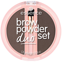 Essence pudr na obočí duo set 03 Dark 1,8 g