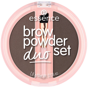 Essence pudr na obočí duo set 03 Dark 1,8 g