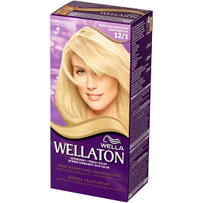 Wella Wellaton krémová barva na vlasy Velmi světlá popelavá blond 12/1 Wella Wellaton krémová barva na vlasy Velmi světlá popelavá blond 12/1