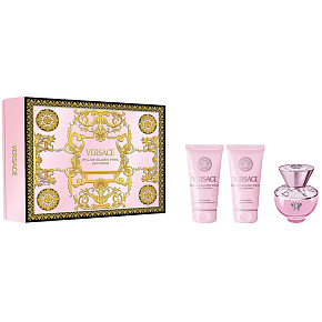 Versace Dylan Pink Blush parfémovaná voda 50 ml + tělové mléko 50 l + sprchový gel 50 ml, dárková sada pro ženy Versace Dylan Pink Blush parfémovaná voda 50 ml + tělové mléko 50 l + sprchový gel 50 ml, dárková sada pro ženy