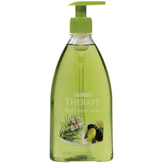 Dalan Therapy Rosemary & Olive Oil s olivovým olejem tekuté mýdlo dávkovač 400 ml