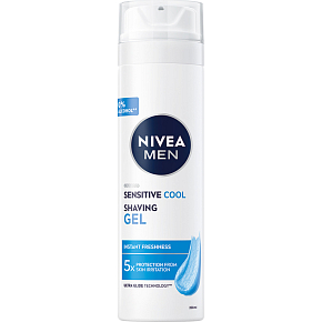 Nivea Men Sensitive Cool gel na holení, 200 ml Nivea Men Sensitive Cool gel na holení, 200 ml
