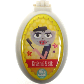 Nekupto Miss Cool Hřeben se zrcátkem Kočka baret Krásná & šik