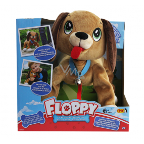 Pejsek Floppy interaktivní plyšová hračka 28 x 28 x 25 cm, doporučený věk 3+