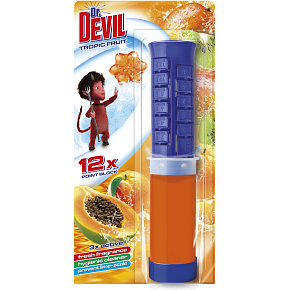 Dr. Devil 3v1 Point Block WC blok v tubě Tropic Fruit, 75 ml
