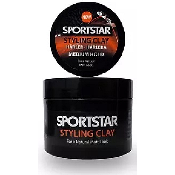 Sportstar Styling Clay modelovací jíl na vlasy, střední fixace 50 ml