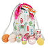 Bomb Cosmetics Alpaca My Bag dárkový batoh šumivá tableta do sprchy 2 x 95 g + špalíček do koupele 2 x 50 g + šumivý balistik do koupele 160 g + tuhý šampon 50 g + krém na ruce 25 ml, kosmetická sada