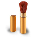 Diva & Nice Kosmetický štětec vysouvací s krytkou se syntetickými štětinami mini 9 cm