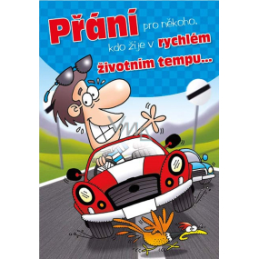 Ditipo Hrací přání Přání pro někoho, kdo žije v rychlém životním tempu Holki Mám ráda 224 x 157 mm
