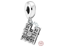 Charm Sterlingové stříbro 925 Notre Dame, přívěsek na náramek cestování
