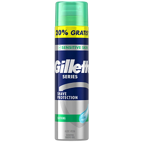 Gillette Soothing Senstitive Skin gel na holení, 200 + 40 ml Gillette Soothing Senstitive Skin gel na holení, 200 + 40 ml