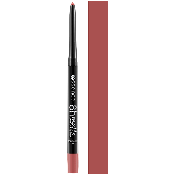 essence 8h Matte Comfort tužka na rty 20 Mauve Mirage 0,3 g