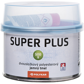Polykar Super Plus jemný dvousložkový polyesterový plnící tmel, 500 g Polykar Super Plus jemný dvousložkový polyesterový plnící tmel, 500 g