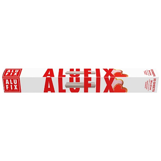 Alufix Papír na pečení v krabičce 42 x 38 m 20 archů