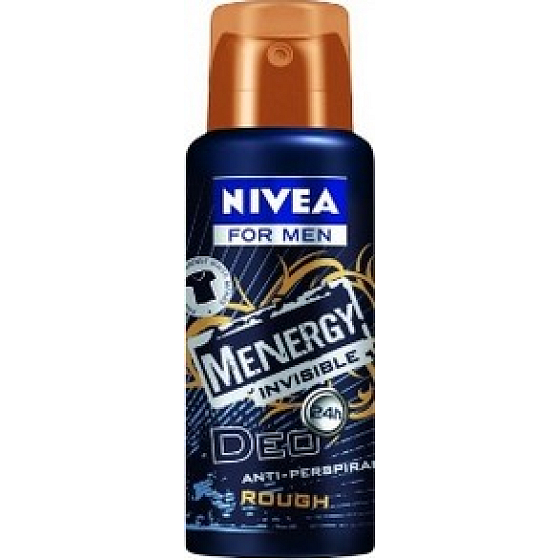 Nivea Men Menergy Invisible Rough antiperspirant deodorant sprej 100 ml