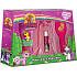 Filly Unicorn balzám na rty 4,5 g + sprchový gel 50 ml + kartáč + sponky, kosmetická sada