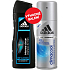 Adidas Climacool 48h antiperspirant deodorant sprej pro muže 150 ml + Adidas Intense Clean šampon pro normální vlasy 200 ml, kosmetická sada