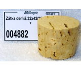 Korková zátka demižonová 32 x 42 x 38 mm, 10 l