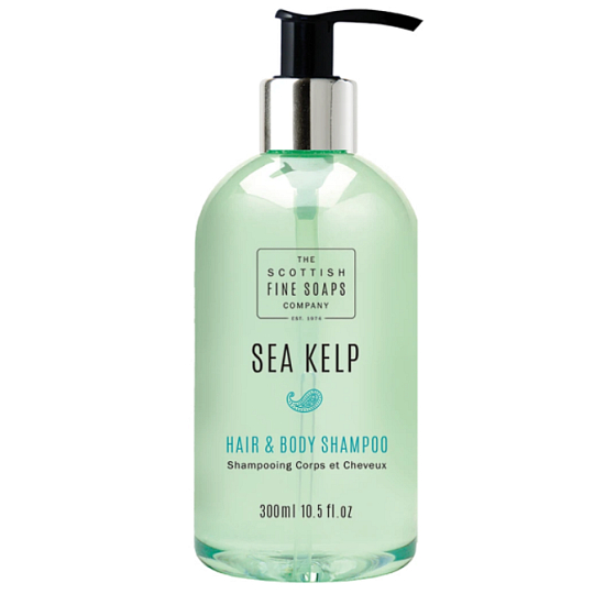 Scottish Fine Soaps Mořská řasa mycí gel na tělo a vlasy dávkovač 300 ml