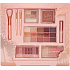 Sunkissed Golden Wonderland bronzer + tvářenka + rozjasňovač + oční stíny + řasenka + kosmetický štětec 3 kusy, kosmetická sada pro ženy