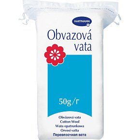 Hartmann obvazová vata, 50 g Hartmann obvazová vata, 50 g