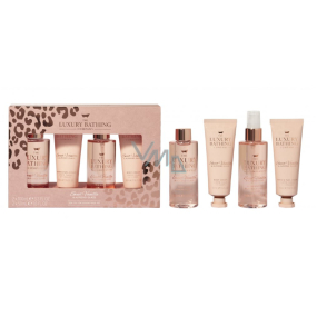 Grace Cole Vanilka & Mandle pěna do koupele 100 ml + tělová mlha 100 ml + krém na ruce 50 ml + tělový krém 50 ml, kosmetická sada pro ženy