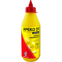 APEKO D1 lepidlo na dřevo, papír, kůži s aplikátorem, 250 g