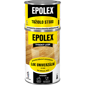 Epolex s1300 lesk dvousložkový lak na dřevo + tužidlo, 840 g Epolex s1300 lesk dvousložkový lak na dřevo + tužidlo, 840 g