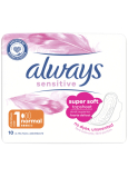 Always Ultra Sensitive Normal Plus intimní vložky 10 kusů