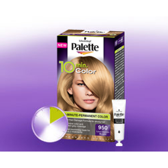 Schwarzkopf Palette 10 minut Color barva na vlasy 950 Světle zlatavě plavá