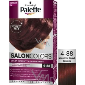 Schwarzkopf Palette Salon Colors barva na vlasy odstín 4-88 Intenzivní tmavě červená