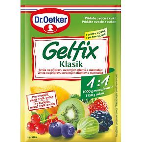 Dr. Oetker Gelfix klasik 1:1 želírovací přípravek, 20 g Dr. Oetker Gelfix klasik 1:1 želírovací přípravek, 20 g