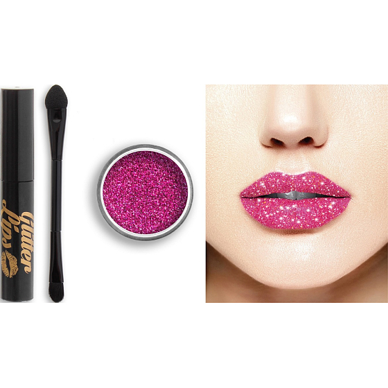 Glitter Lips dlouhotrvající lesk na rty se třpytkami Sparkling Rosé 3,5 ml